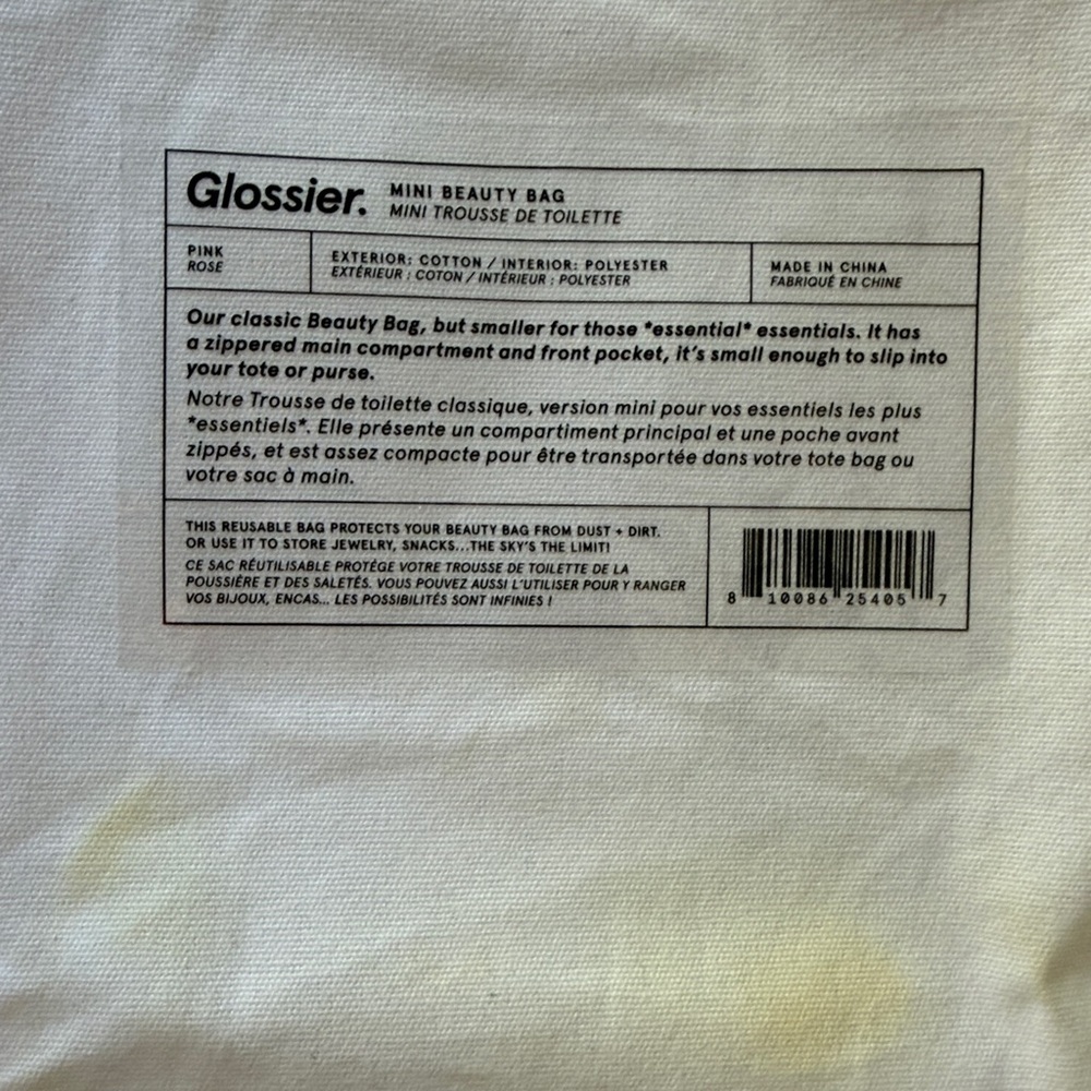 NWT Glossier Mini Beauty Bag - Picture 4 of 5